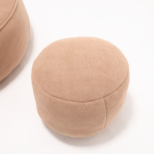 Bedding Bean Bag Sofa Chair High Pressure Foam Bean Bag Chair Material With Padded Foam Padding Compressed Bean Bag With Footrest