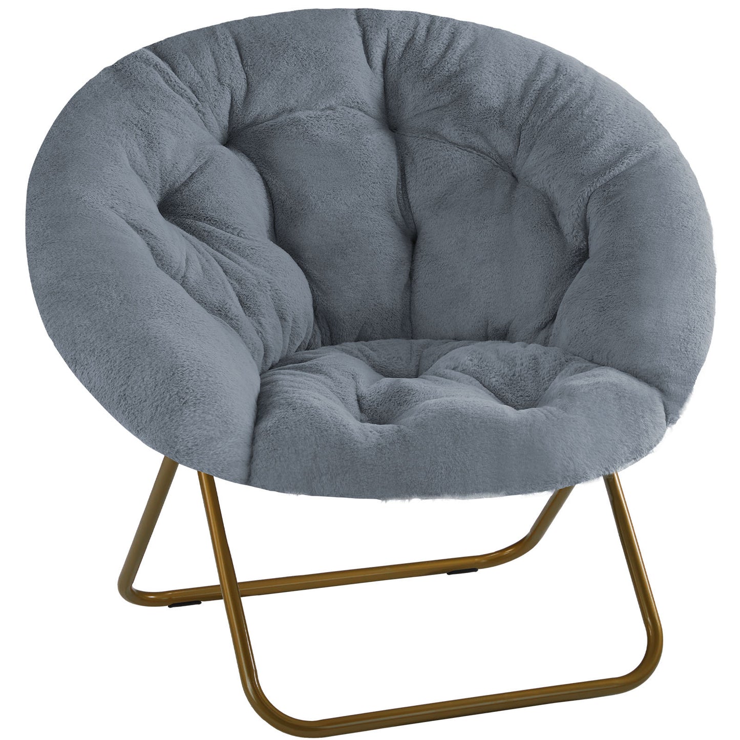 Comfortable Disc Chairs Faux Fur