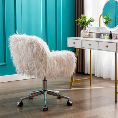 Modern Faux Fur Home Office Chairs