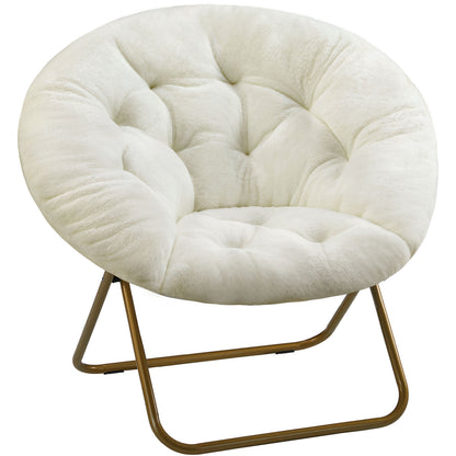 Comfortable Disc Chairs Faux Fur